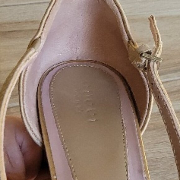 Gucci Beige Satin Strappy Peekaboo Stilettos Pump Shoes Eur. 36.5 - Picture 12 of 15